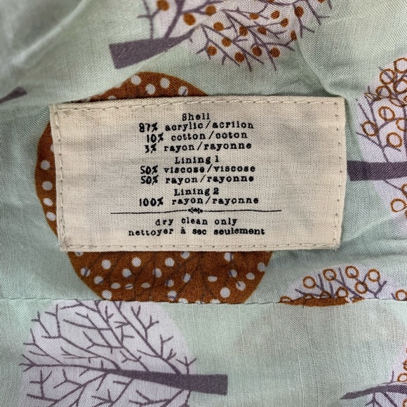 Cartonnier Anthropologie Black Blazer Jacket Small - Picture 8 of 9